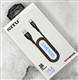 Кабель NITU NC204 USB-Type-C 3A 2 метра, тканевый, черный