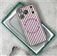 Задняя крышка New Case Iphone 17 Pro Max ребристый рисунок, матовая с MagSafe, в коробке, розовая