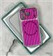 Задняя крышка New Case Iphone 17 Pro Max ребристый рисунок, матовая с MagSafe, в коробке, ярко-розовая