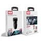 Блок питание USB (авто) Earldom ES-CC4I (12W) с кабелем для iPhone, 2USB выхода, черный