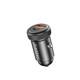 Блок питание USB (авто) Earldom ES-CC41C (30W) с кабелем для Type C, (1USB выход + USB- C), черный