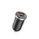 Блок питание USB (авто) Earldom ES-CC27 (30W) , (1USB выход + USB- C), черный