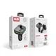 ФМ модулятор (USB выход + 2USB-C, microSD, Bluetooth) Earldom ET-M88, 3.1A, с подсветкой