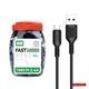 USB кабель Earldom EC-171C BOX (50ШТ В КОРОБКЕ) для Type C,быстрая зарядка, черный