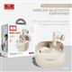 Наушники Earldom TWS38 Bluetooth ANC+ENC внутриканальные с микрофоном, пудровый