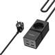 Удлинитель Earldom ES-SC21 EU, 1 розетка+2USB+2Type C PD