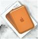 Картхолдер Silicone Wallet силиконовый с логотипом, MagSafe+анимация, оранжевый