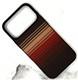 Задняя крышка Iphone 11 пластиковая под карбон, в тех.паке., коричневая