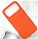 Задняя крышка Iphone 11 пластиковая под карбон, в тех.паке., оранжевая