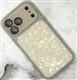 Задняя крышка Iphone 17 Pro Max перламутровая, защита камеры, металл. кнопки, молочная