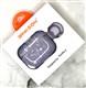 Чехол для Air Pods PRO 3 BINKSON плотный рисунок леопард с карабином, сиреневый