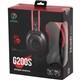 Наушники с микрофоном A4TECH Bloody G200S черный/красный 2м мониторные USB(G200S USB/ BLACK +RED)