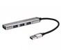 Переходник USB 3.0 -->USB3.0+3 USB2.0, Aluminum Shell, 0.2м Telecom <TA308U> (1/100)