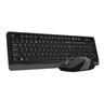 Клавиатура + мышь A4 Fstyler FG1010 клав:черный/серый мышь:черный/серый USB беспроводная Multimedia