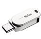 USB 3.0 64GB Netac U785C Dual, USB + TypeC, серебро