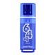 Флеш-накопитель USB 3.0 64GB Smart Buy Glossy темно синий