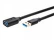 Кабель удлинительный USB3.0 Am-Af 3m Telecom черный (TUS708-3M) (1/50)
