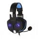 Гарнитура Smartbuy SBHG-3000 RUSH TAIPAN, черная/синяя, игровая, велюровые амбушюры, шнур 2,5 м.