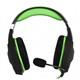 Гарнитура Smartbuy SBHG-2100 RUSH VIPER, черная/зеленая, игровая, велюровые амбушюры, шнур 1м+2м.