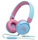Гарнитура детская, накладные JBL JR 310 1м голубой/розовый проводные оголовье (JBLJR310BLU)