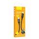 Кабель Type-C - Type-C HOCO X89 Wind, 1.0м, 3.0A, PD60Вт, ткань, цвет: чёрный (1/1000)