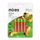 Аккумулятор Ni-MH Mirex HR03 / AAA 1100mAh 1,2V 4 шт (4/40/200), ecopack