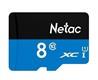 Карта памяти MicroSD 8GB Netac P500 Standard Class 10 (20 Mb/s) без адаптера