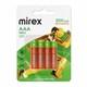 Аккумулятор Ni-MH Mirex HR03 / AAA 1000mAh 1,2V 4 шт (4/40/200), ecopack