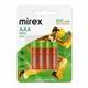 Аккумулятор Ni-MH Mirex HR6 / AA 2500mAh 1,2V 4 шт (4/40/200), ecopack
