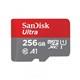 Карта памяти MicroSDXC 256GB SanDisk Class 10 Ultra UHS-I A1 (120 Mb/s) без адаптера