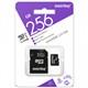 Карта памяти MicroSD 256GB Smart Buy Class 10 UHS-I V10 для видеонаблюдения + SD адаптер