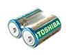 Элемент питания TOSHIBA R20 (б/б) синяя 2/shrink (20/200)