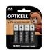 Элемент питания OPTICELL BASIC LR6 BL4 (4/48/192/16128)