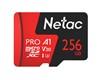 Карта памяти MicroSDXC 256GB Netac P500 Extreme Pro Class 10 UHS-I A1 V30 (100 Mb/s) без адаптера
