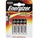 Элемент питания ENERGIZER LR03 Max (8 бл) (96)