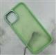 Накладка с силиконовыми краями для iPhone 12/12 Pro (6.1) прозрачно-матовая, мятный