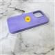 Силиконовый чехол Iphone 18 Pro Max Silicone Case без защиты камеры, с логотипом, в блистере, сиреневый