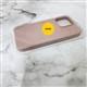Силиконовый чехол Iphone 18 Pro Max Silicone Case без защиты камеры, с логотипом, в блистере, пудра