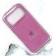 Силиконовый чехол Iphone 18 Pro Max Silicone Case без защиты камеры, с логотипом, в блистере, розовый