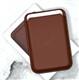 Визитница Leather Wallet под кожу с логотипом и Magsafe, в упаковке, коричневая