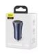 Автомобильное ЗУ Baseus Golden Contactor Pro Dual Quick Charger Car Charger U+U 40W Dark Gray