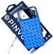 Задняя крышка Iphone 17 Pro Max PINVOLT под карбон, с MagSafe, принт лошадки, голубая