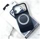 Задняя крышка Iphone 17/18 CASESH под карбон, MagSafe-подствка 360, в коробке, серая