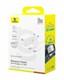 Сетевое ЗУ Baseus Palm Fast Charger 1C 30W EU Moon White (Includes Baseus Simpleds Cable USB-C to USB-C 60W 1m Moon White)