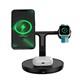 Беспроводное ЗУ Baseus Swan 3-in-1 Wireless Magnetic Charging Bracket 20W Black Universal version (Include USB For type-C 3A 1m)