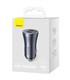 Автомобильное ЗУ Baseus Golden Contactor Pro Dual Quick Charger Car Charger U+C 40W Dark Gray