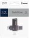 Флеш-накопитель USB 3.0 32GB Smart Buy MC45 Phantom (Type-C / Type-A) чёрный металл