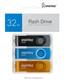 Флеш-накопитель USB 32GB Smart Buy Twist комплект 3 шт. (чёрный / синий / жёлтый)