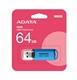 Флеш-накопитель USB 64GB A-Data C906 синий