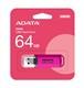 Флеш-накопитель USB 64GB A-Data C906 фиолетовый